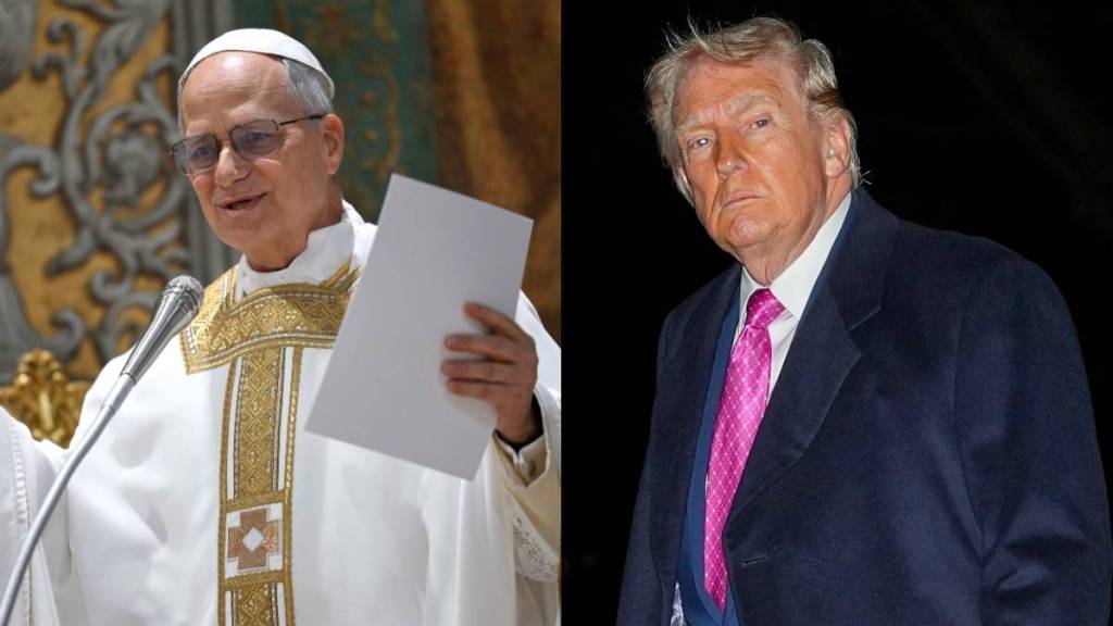 Pope Leo, Donald Trump