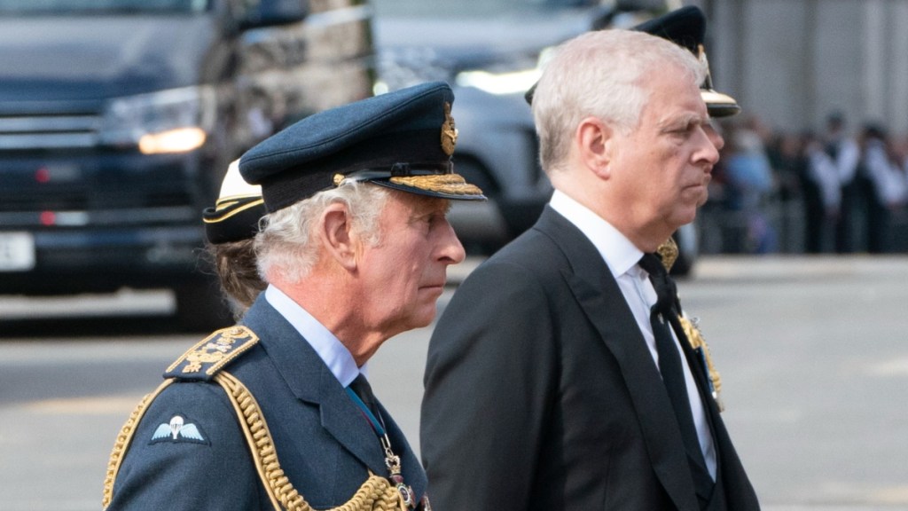 Prince Andrew Jeffrey Epstein files King Charles