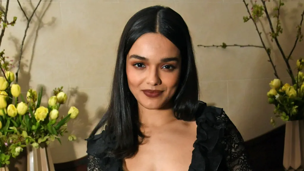 Rachel Zegler Brings a Daring Neckline Moment in Lacy Dress at Winners Dinner