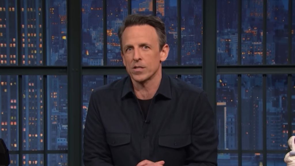 Seth Meyers Jokes Pete Hegseth Is '24/7 Meat-Constipated'