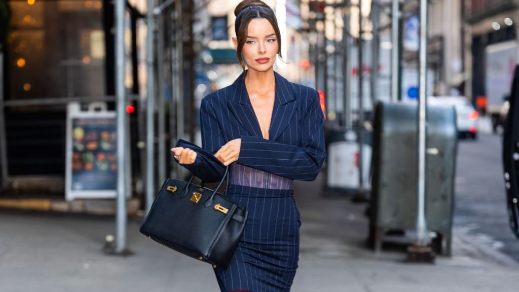 Maura Higgins in Denim Y/Project Micro Shorts Is So Cowboy Core