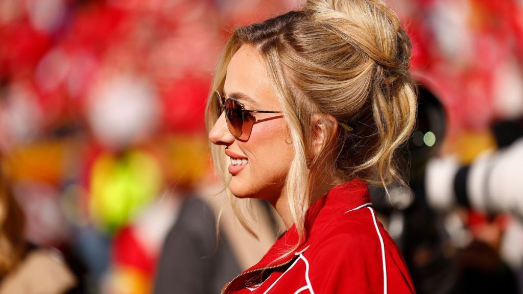 Brittany Mahomes’ Unbelievably High Slit Dress Goes Bold After SI Shoot