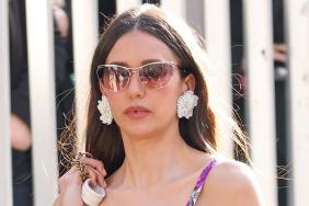 Nina Dobrev Stuns in Strappy Chloe Dress at Paris Fashion Week