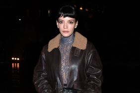 Lily Allen’s Completely Sheer Dress Needs a Double Take at Fashion Show