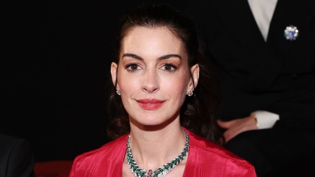 Anne Hathaway Dons Blinding Bodysuit & Thigh-High Boots for 'Mother Mary'