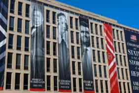 Charlie Kirk Banner Hung at Department of Education Alongside MLK Jr.