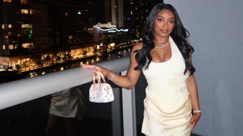 Simone Biles Goes All Out in a Short Dress for Birthday Celebrations