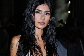 Mia Khalifa Steps Out in a Bikini Top Under a Sheer Dress After PFW Debut
