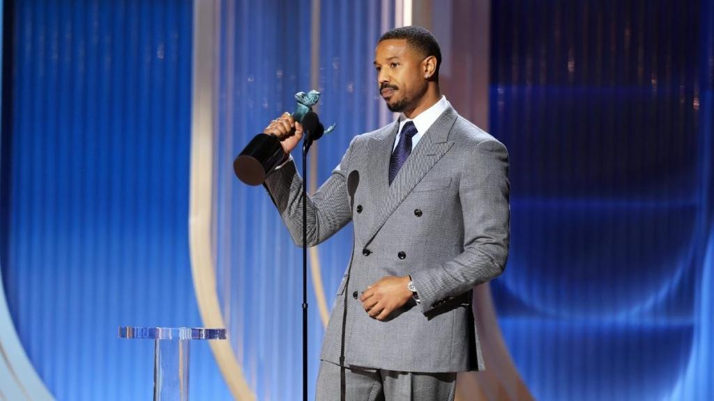 Michael B. Jordan Beats Leonardo DiCaprio & Timothee Chalamet at Actor Awards