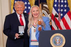 Donald Trump Receives Another Medal from Emotional Olympian