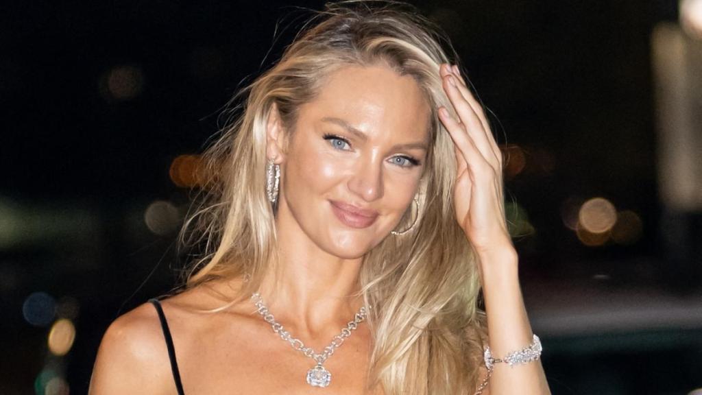 Candice Swanepoel Turns Up the Heat in Stringy Animal Print Bikini for Tropic of C Drop