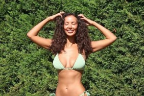 Maya Jama Daring String Bikini Makes a Splash in New Vacation Pictures