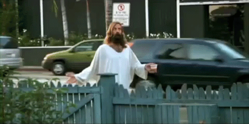Forgetting To Change Out Of Your Jesus Wig And Nightgown