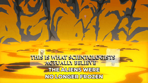 4. Scientologists who don’t belong in a rubber room.