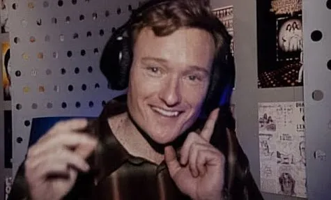 9. Conan visits the new Rock & Roll Hall of Fame.