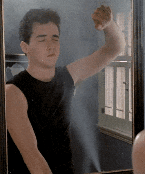 4. Using partner's deodorant.