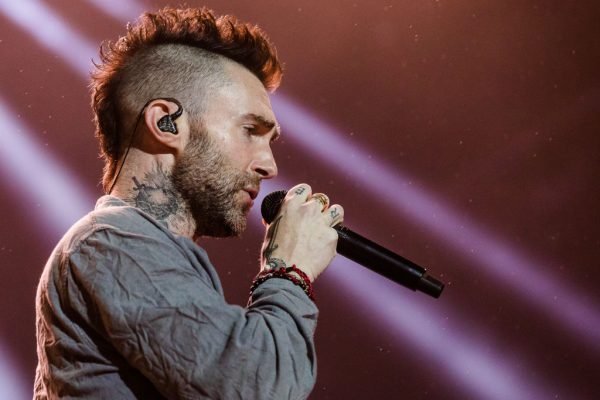 Adam Levine Debuts New Blue Buzz Cut, Looks Like Son of a Stuffed Animal