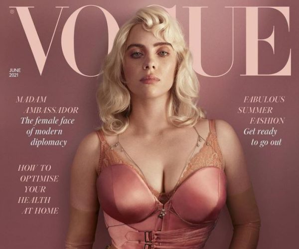 Billie Eilish Brings Blonde Bombshell Energy to British Vogue Cover (Move Over, Marilyn Monroe)