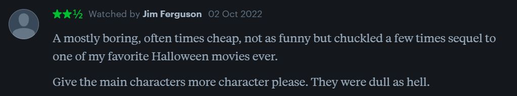 Lack of Character(s)
