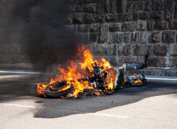 9. Meanwhile in Thailand: Woman Sets Ex-Boyfriend’s Motorcycle on Fire (Revenge Is a Dish Served Flamin’ Hot)