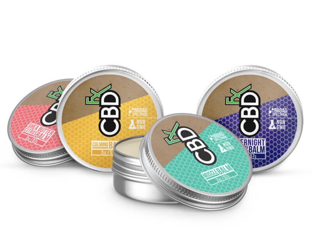 CBDFx Balm Bundle – 4 Pack