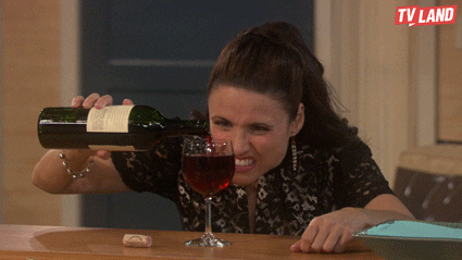 If you’re going to drink alone, at least turn on the TV.