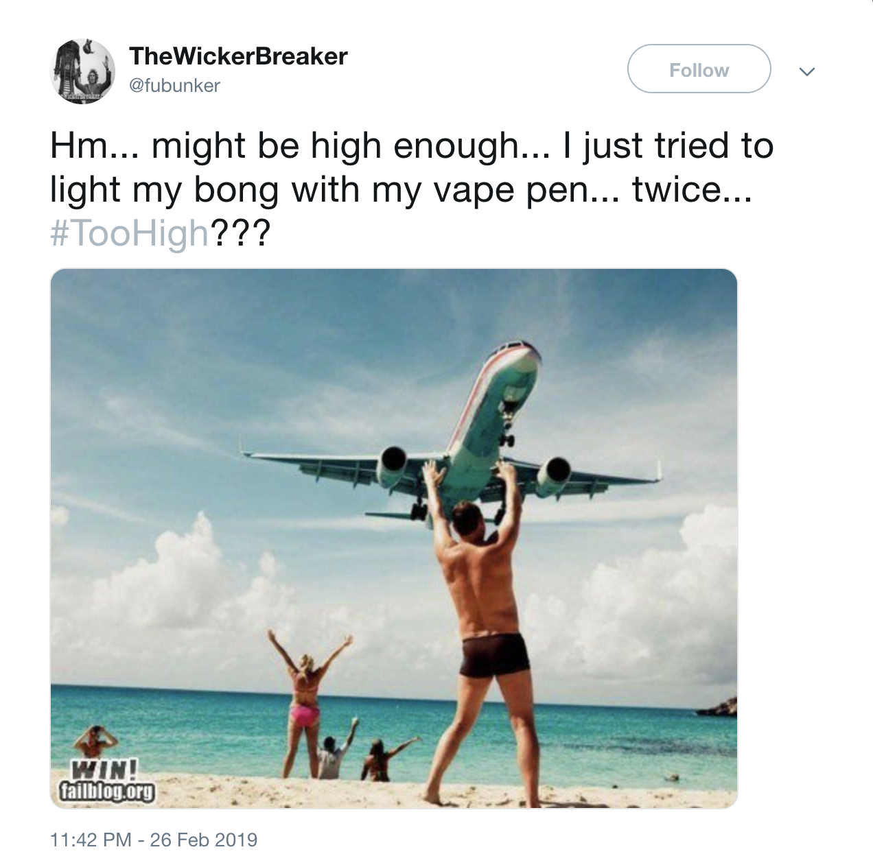 So High, Too High