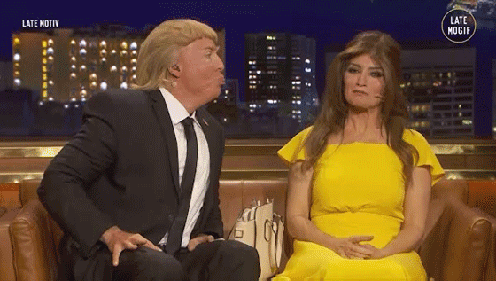 3 AM: Humped Melania Trump's leg.