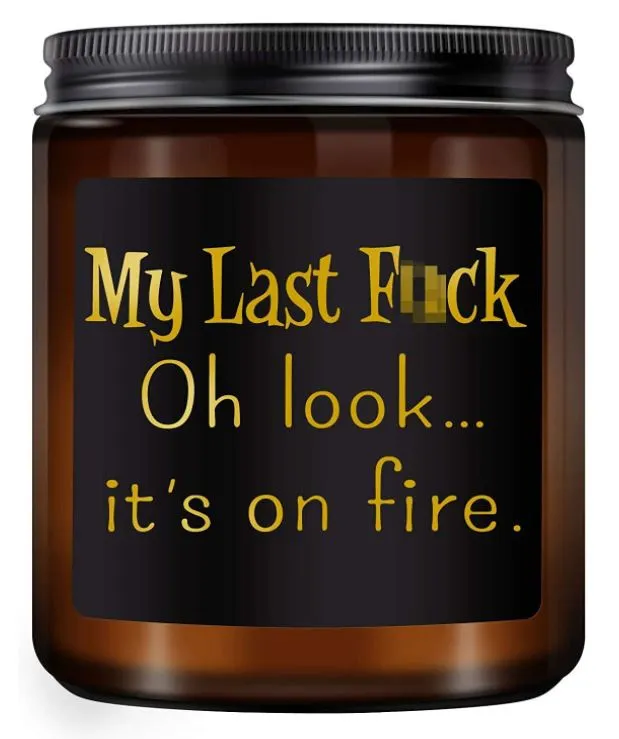 KLL Lavender Scented Funny Candles