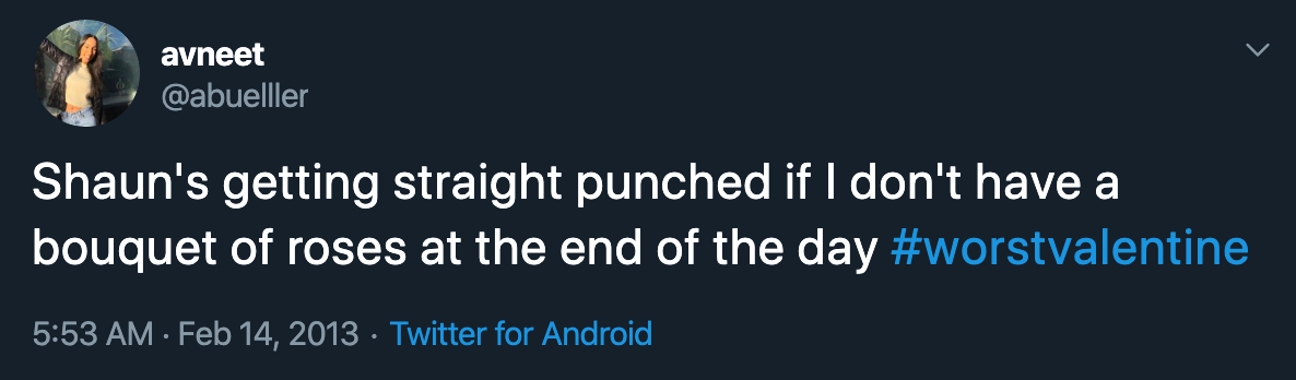Worst Valentines Day Tweets #3